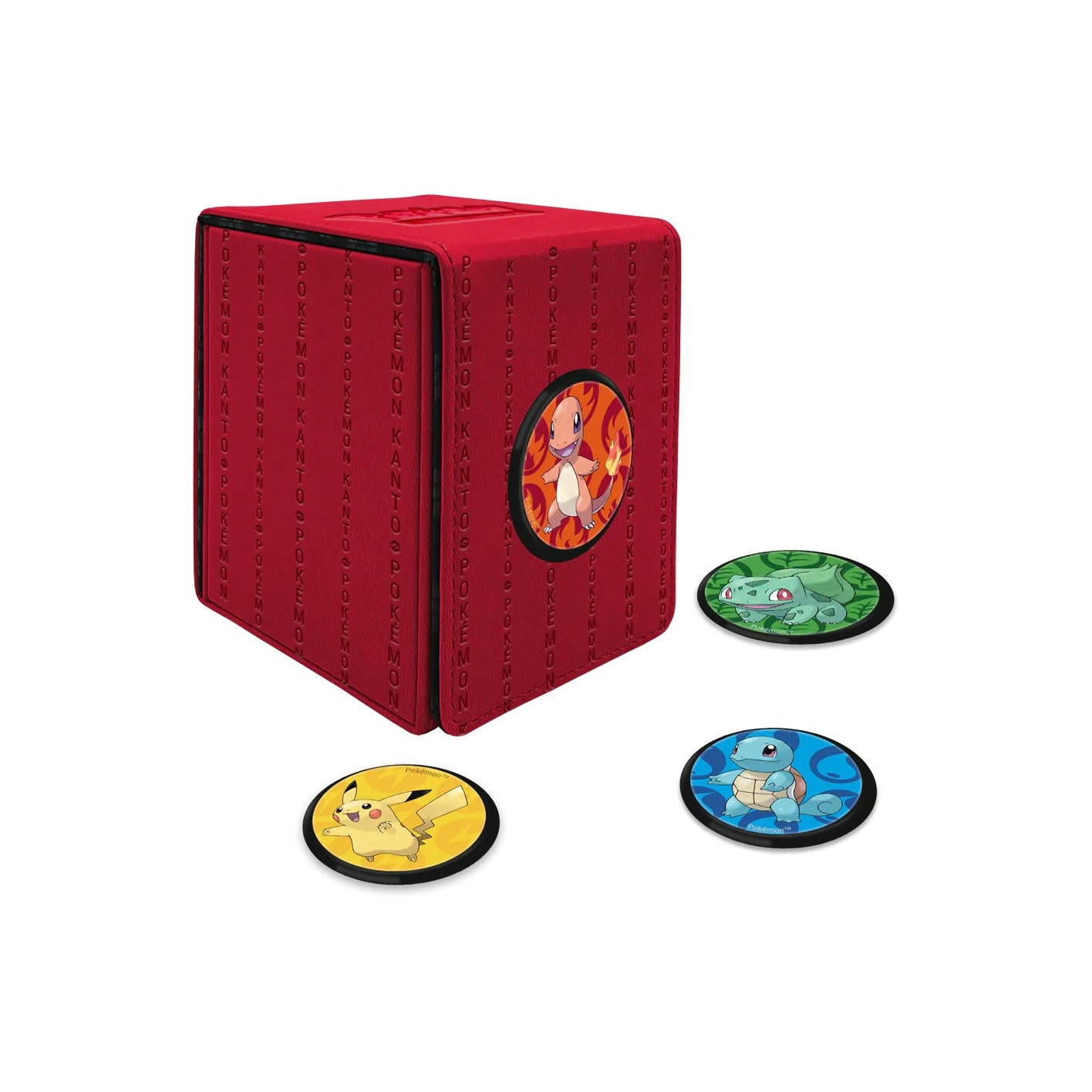 Image of Ultra Pro Pokemon Kanto Alcove Click Deck Protector Flip Box w/Magnet Closure