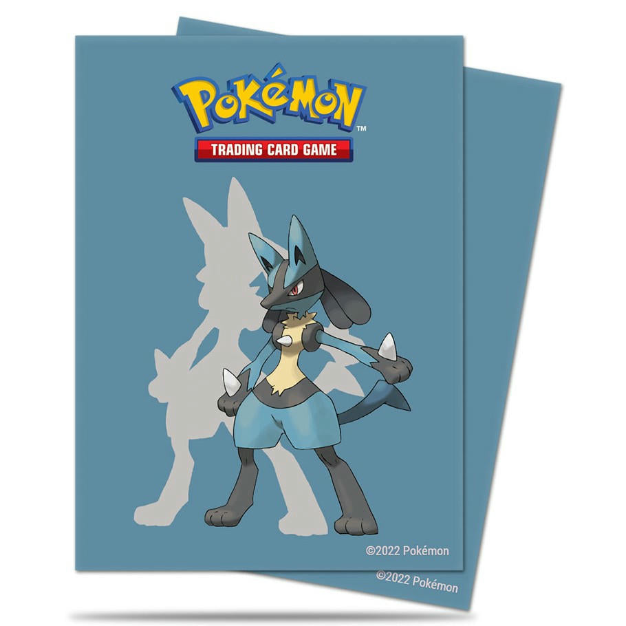 Image of Pokemon Lucario Deck Protector Standard-Size Card Sleeves (65) UPI15856