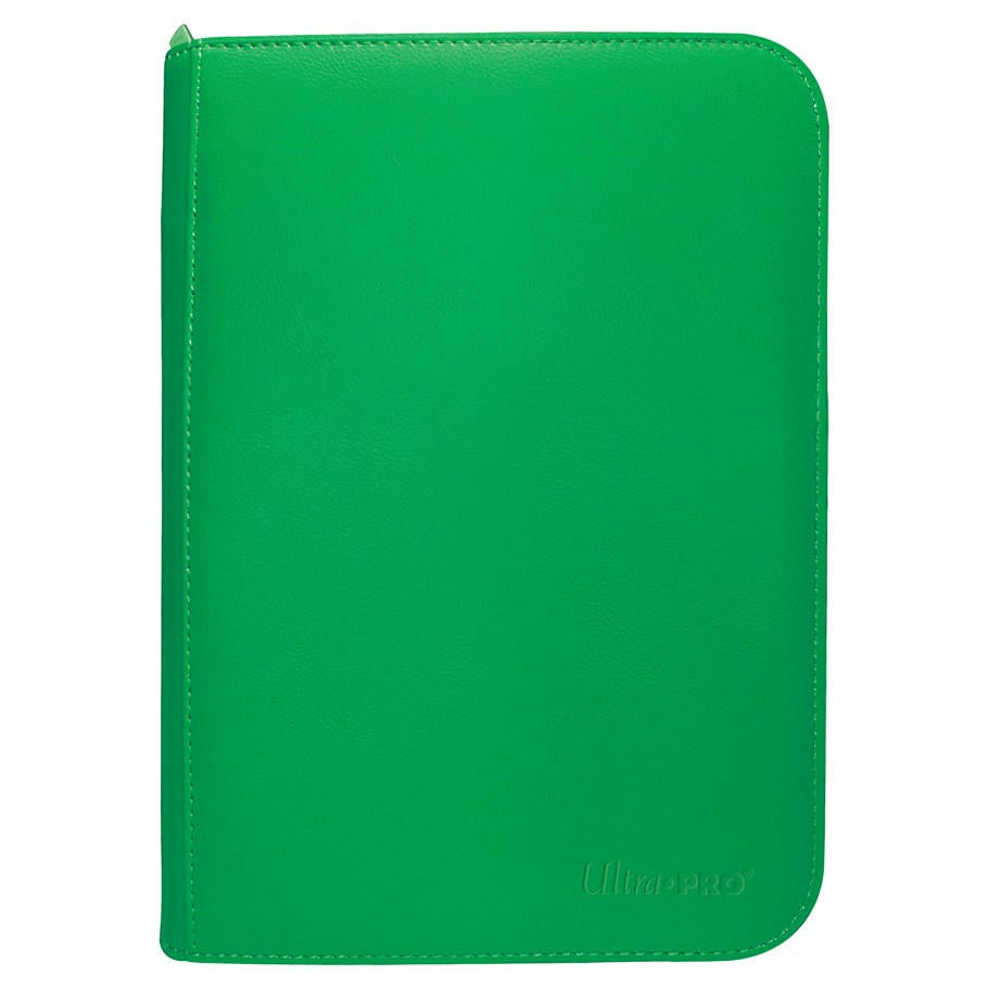 Vivid 4-Pocket Zippered PRO-Binder Green