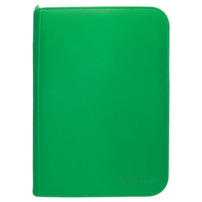 Vivid 4-Pocket Zippered PRO-Binder Green