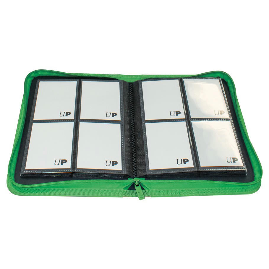 Vivid 4-Pocket Zippered PRO-Binder Green