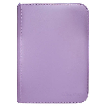 Ultra PRO - Vivid 4-Pocket Zippered PRO-Binder: (Purple) Protect Up