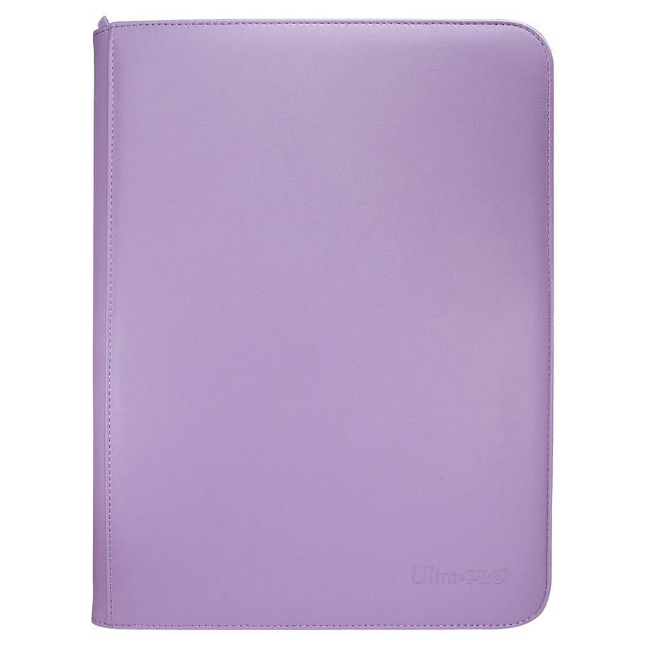Image of Purple Vivid 9-Pocket Zippered Pro-Binder UPI15902 Holds 360 Cards Ultra-Pro