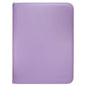 Image of Purple Vivid 9-Pocket Zippered Pro-Binder UPI15902 Holds 360 Cards Ultra-Pro
