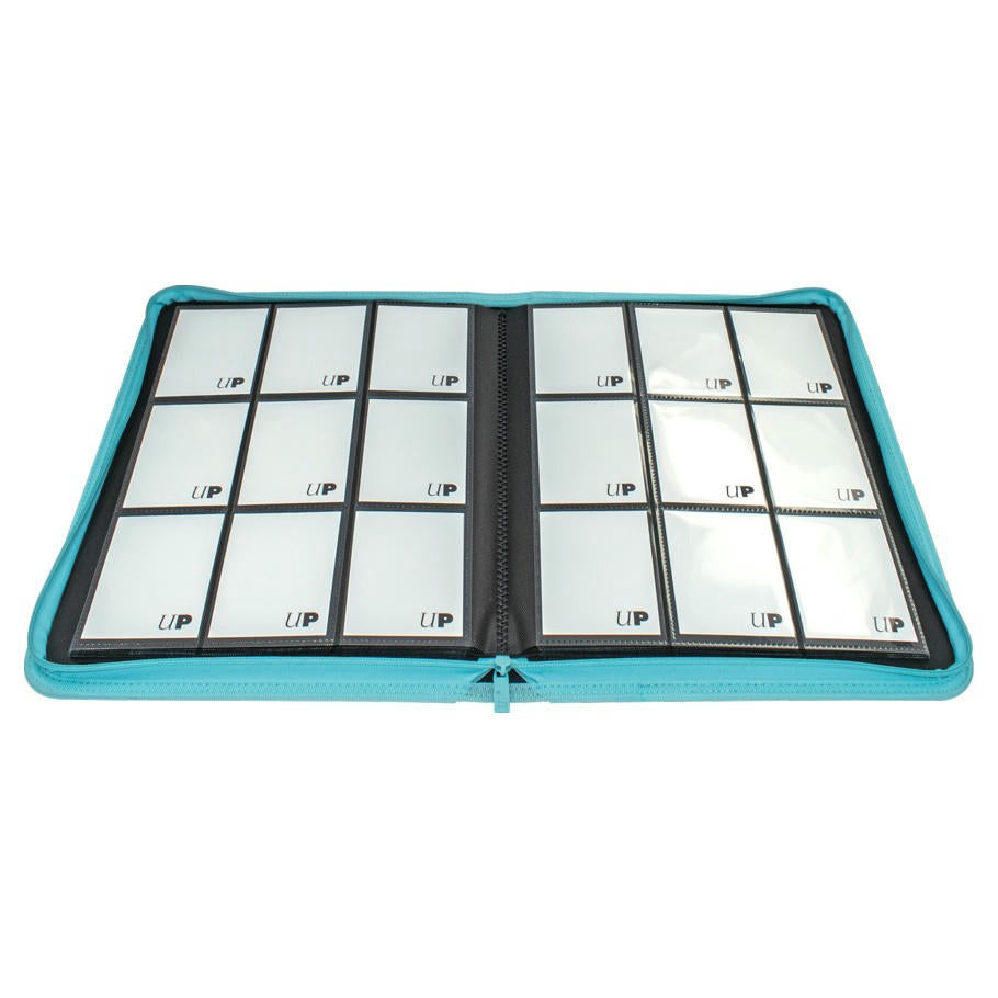 Ultra PRO - Vivid 9-Pocket Zippered PRO-Binder: (Light Blue)