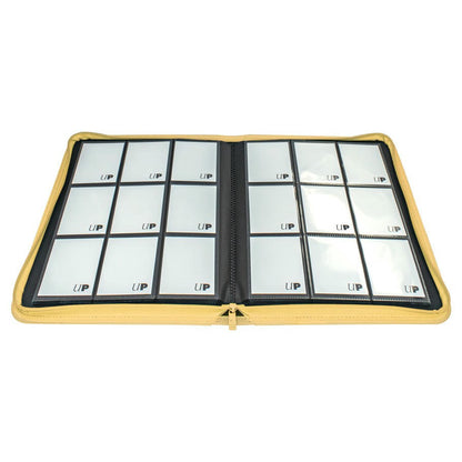 Ultra PRO - Vivid 9-Pocket Zippered PRO-Binder: (Yellow) - Protect Up