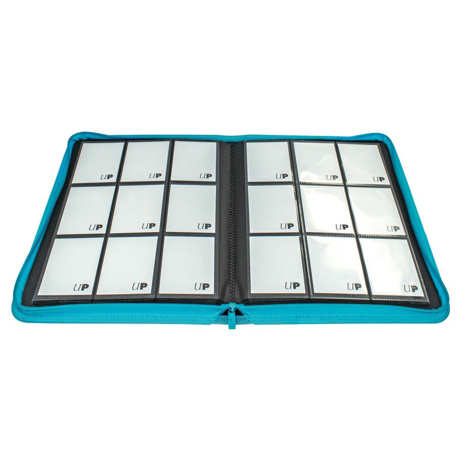 Ultra PRO - Vivid 9-Pocket Zippered PRO-Binder: (Teal) - Protect Up