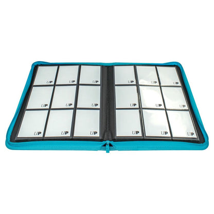 Ultra PRO - Vivid 9-Pocket Zippered PRO-Binder: (Teal) - Protect Up