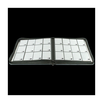 UP - 12-Pocket Zippered Pro Binder - Silver