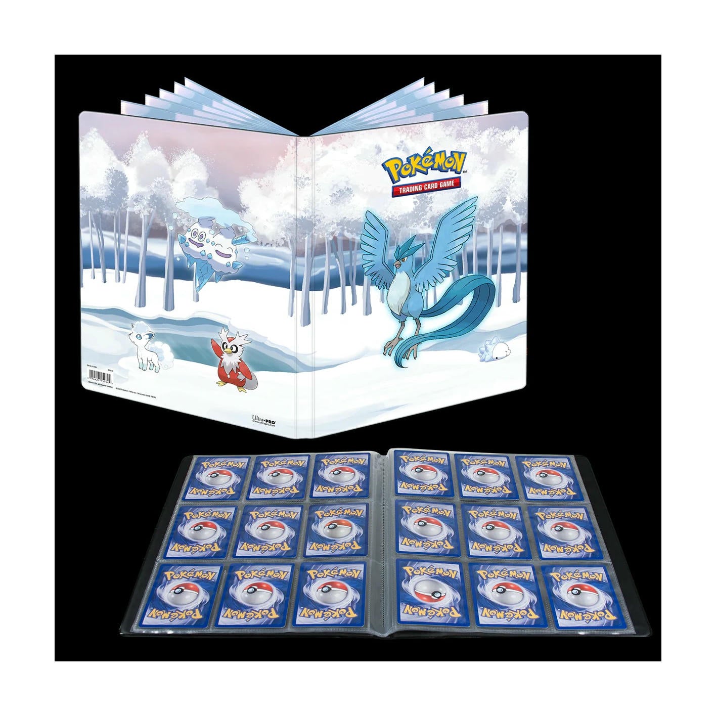 Image of Ultra-Pro Pokemon Frosted Forest 9-Pocket Card Portfolio UPI15984