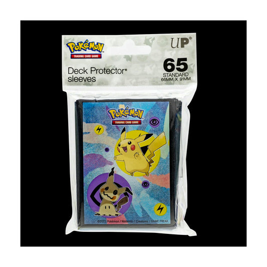 Image of Pokemon Pikachu & Mimikyu Deck Protector Standard-Size Card Sleeves (65) 16110