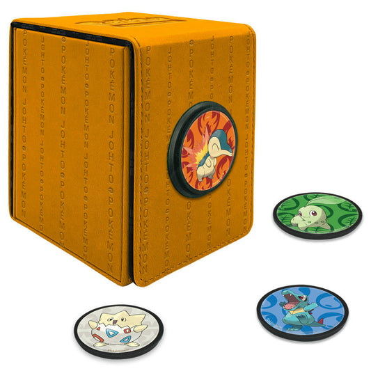 Image of Ultra Pro Pokemon Johto Alcove Deck Protector Flip Box w/Magnet Closure