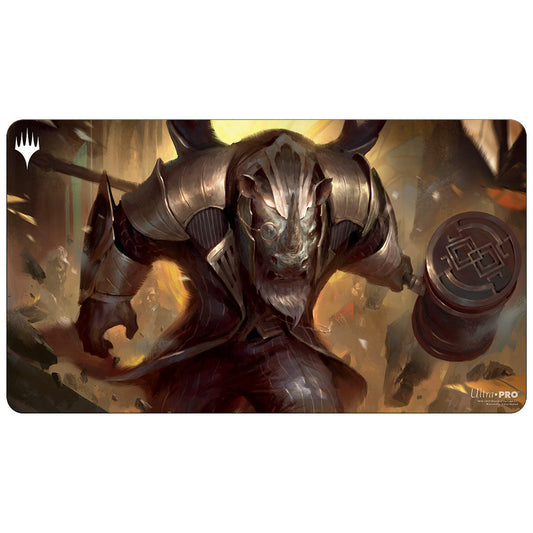 Image of Magic the Gathering Streets of New Capenna Perrie, the Pulverizer Playmat