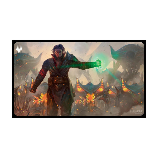 Image of Magic the Gathering The Brothers War Mishra, Eminent One Play Mat UPI19622