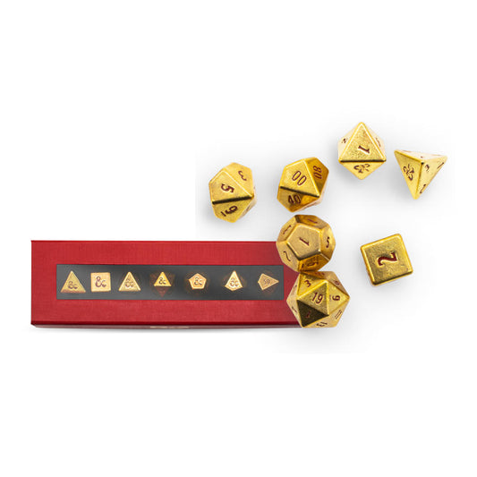 Dungeons & Dragons D*&D 50th Anniversary Metal Dice Set Ultra-Pro UPI38500