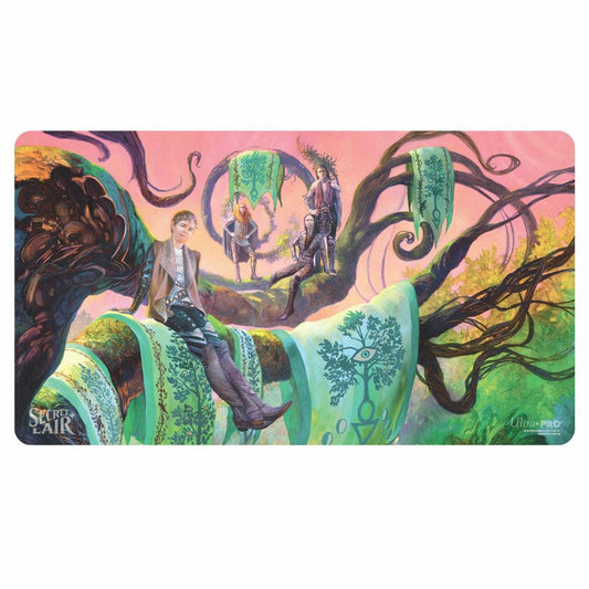 Image of Magic the Gathering Secret Lair Coat of Arms Julie Bell Neoprene Play Mat 