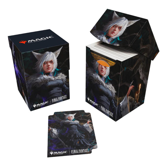 y'shtola card sleeves Anime Cat Warlock 102 Pack Compatible with MTG & TCGs Perfect for Y'shtola, Night's Blessed & Final Fantasy Commander Decks Premium Card Game Sleeves for Magic These Sleves are not created by Magic The Gathering or Disney Card Sleeves Salt City