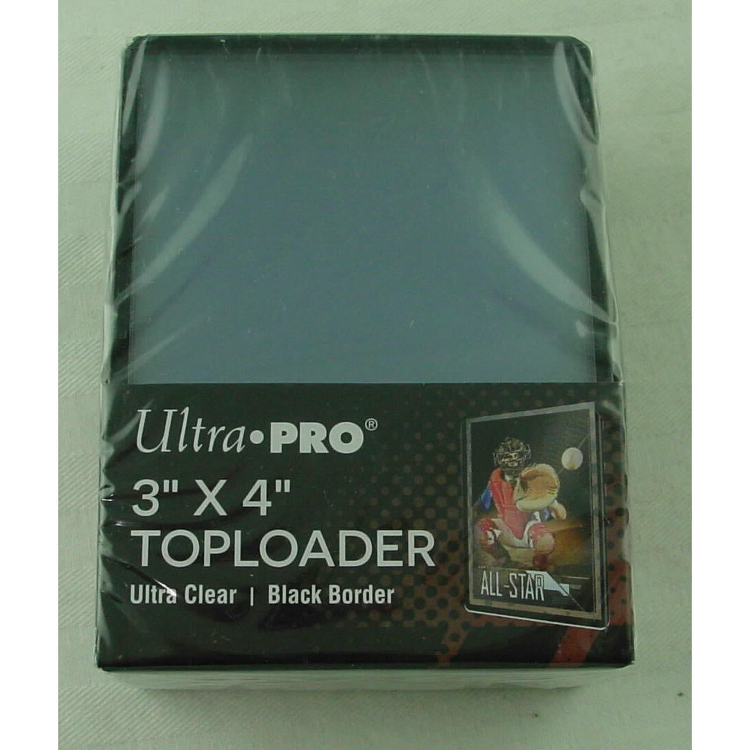 Image of Ultra-Pro 3x4mm Black Border Toploader Card Sleeves/Cases (25pcs) UPI81158