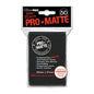 Image of Ultra-Pro Pro-Matte Black Standard Deck Protector Card Sleeves (66x91mm) 50pcs