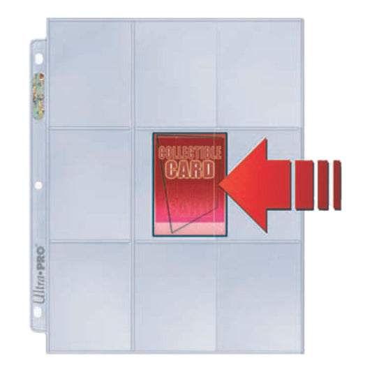 Ultra-Pro 9-Pocket Side-Load Binder Pages (100 pcs) UPI82892