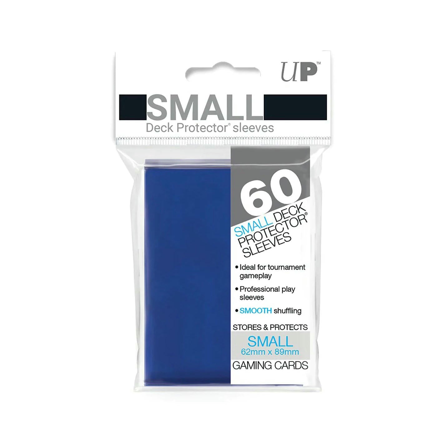 Image of Ultra-Pro Pro Gloss Blue Small/Japanese Deck Protector Card Sleeves 60pcs 82965