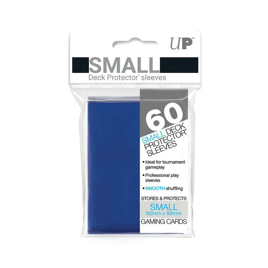 Image of Ultra-Pro Pro Gloss Blue Small/Japanese Deck Protector Card Sleeves 60pcs 82965