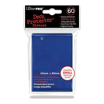 Ultra-Pro Pro Gloss Blue Small/Japanese Deck Protector Card Sleeves 60pcs 82965