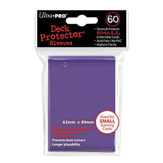 Ultra Pro Purple Small Deck Protector Card Sleeves 62x89mm UPI82971 60pcs