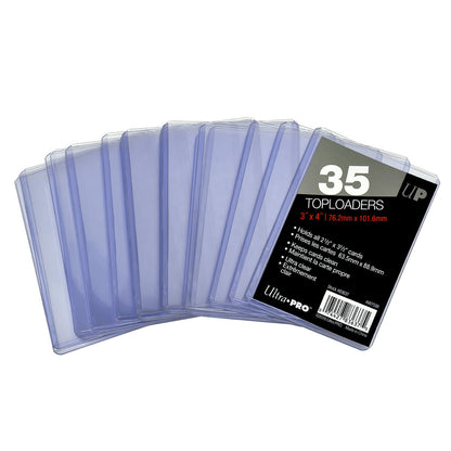 Image of Ultra-Pro 3x4mm 35 Point Hard Toploader Card Sleeves/Cases (35pcs) UPI83637