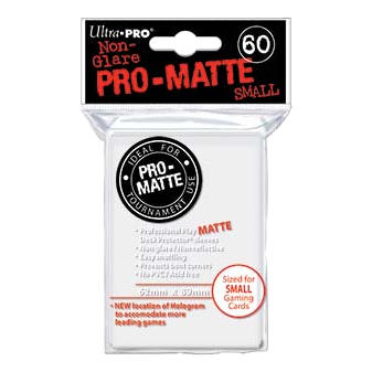 Ultra Pro White Matte Small Deck Protector Card Sleeves 62x89mm UPI84022 60pcs