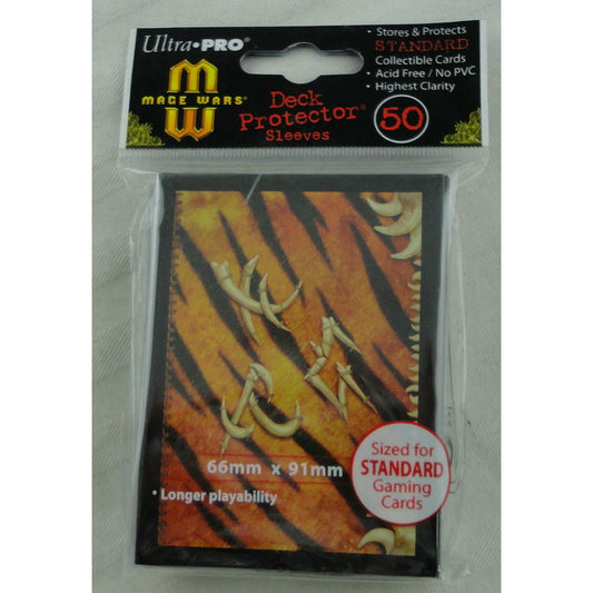 Image of Mage Wars Tiger Stripe Standard Deck Protector Card Sleeves (50) 84678