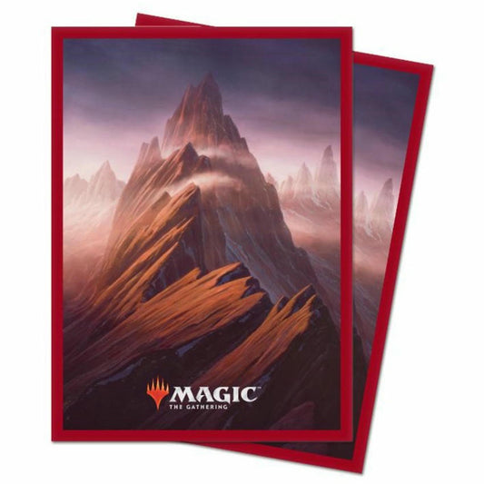 Image of Magic the Gathering Unstable Mountains Card Protector Sleeves 100 Sleeves 86817