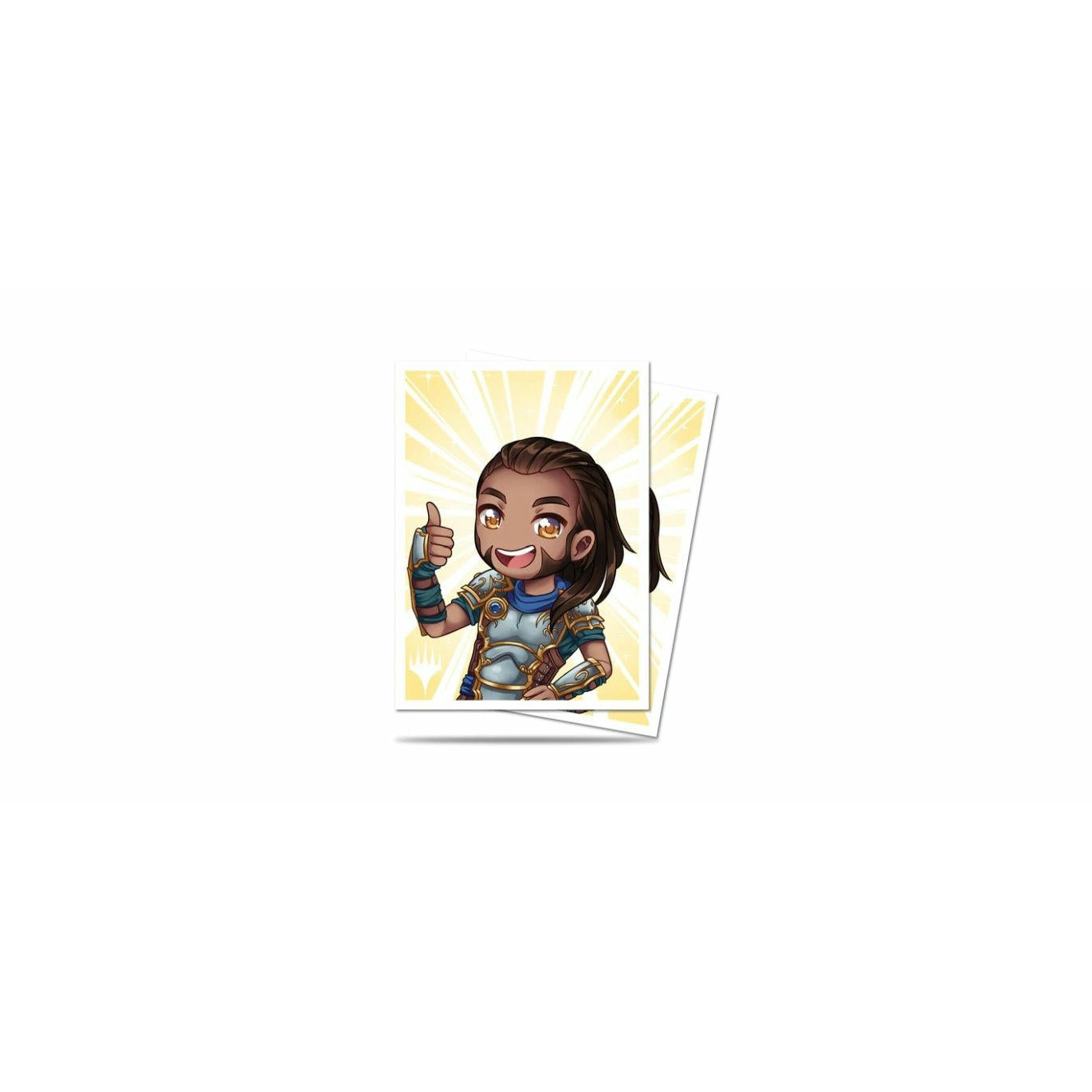 Image of Magic the Gathering Chibi Good Job Gideon Card Protector Sleeves 100pcs UPI86911