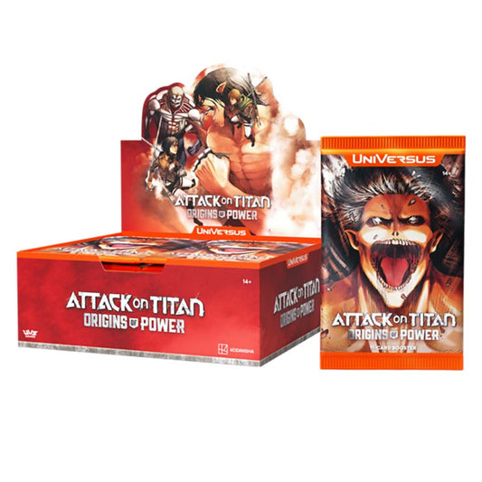 UniVersus: Attack on Titan: Origins of Power: Booster Display