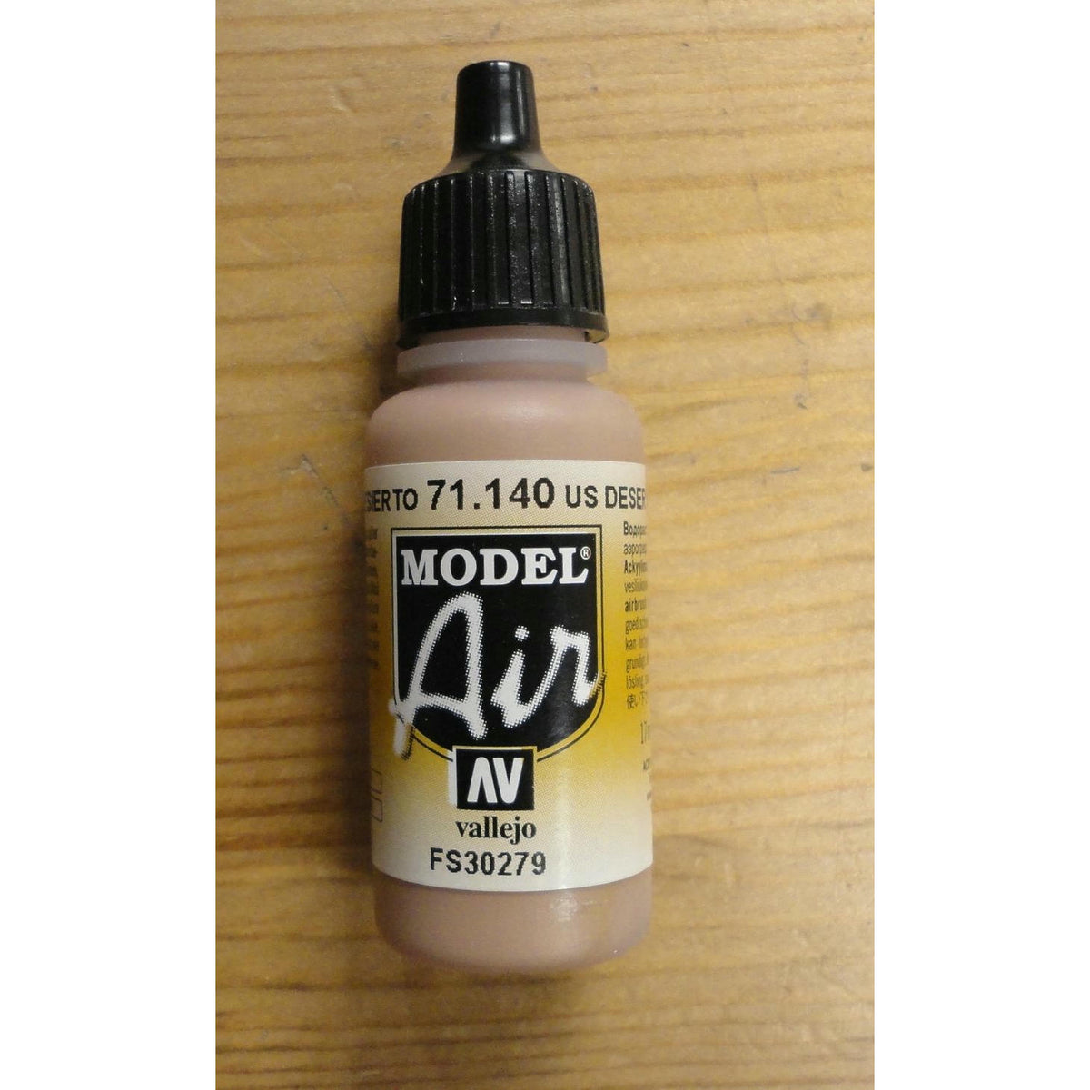 Image of Vallejo US Desert Sand Game Air Acrylic Miniatures Paint 17ml VAL71140