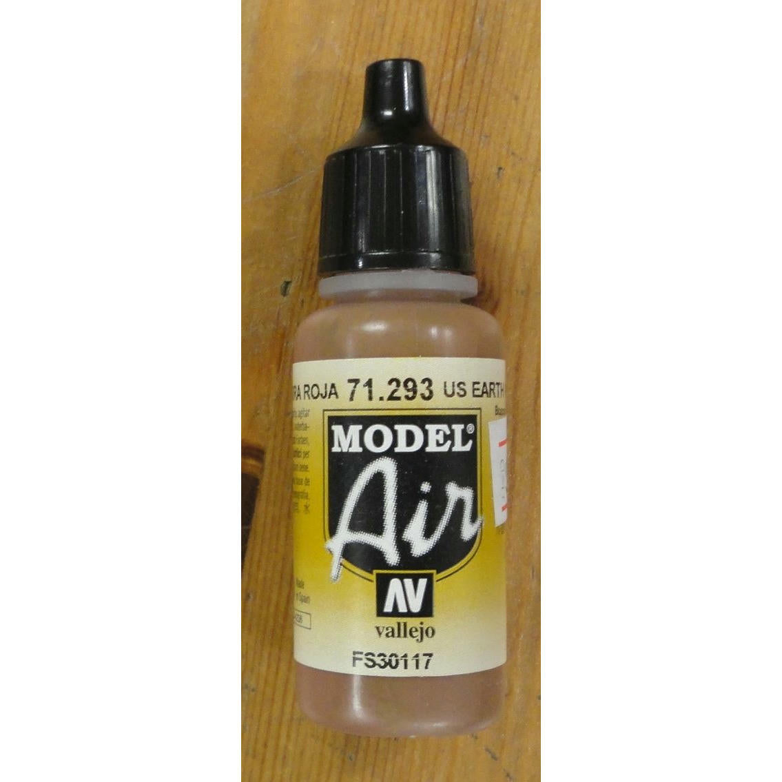 Image of Vallejo US Earth Red Model Air Acrylic Model/Miniatures Paint 17ml VAL71293