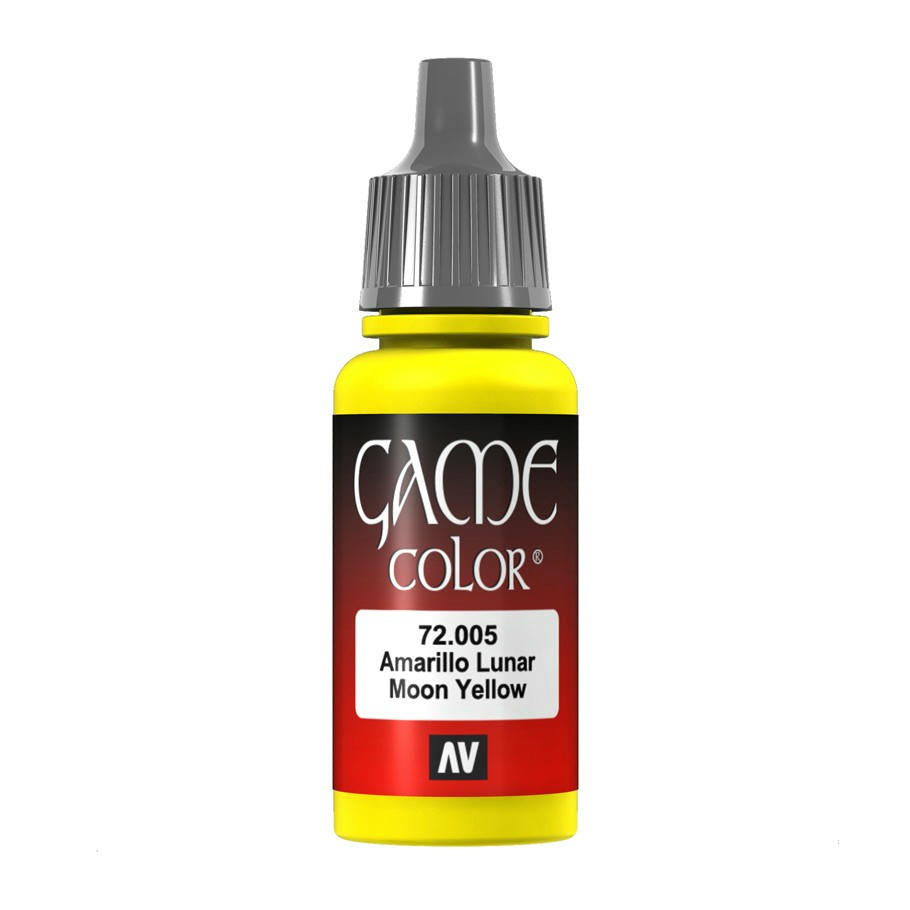 Image of Vallejo Moon Yellow Game Color Acrylic Miniatures Paint 17ml VAL72005