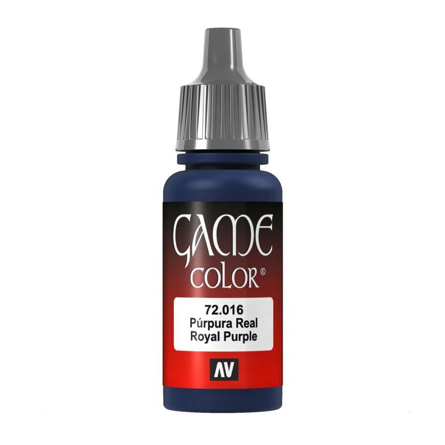 Image of Vallejo Royal Purple Game Color Acrylic Miniatures Paint 17ml VAL72016
