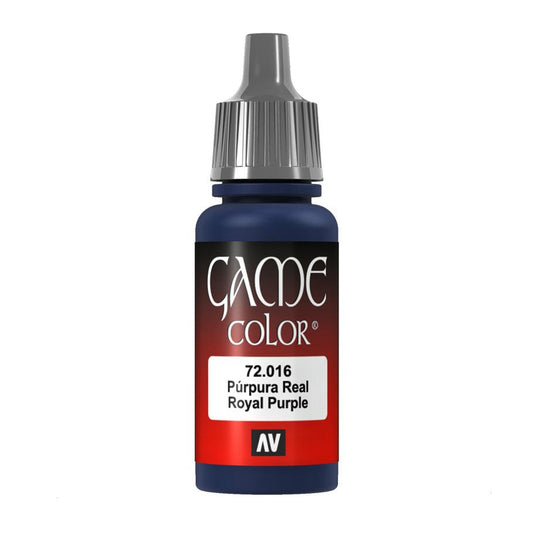 Image of Vallejo Royal Purple Game Color Acrylic Miniatures Paint 17ml VAL72016