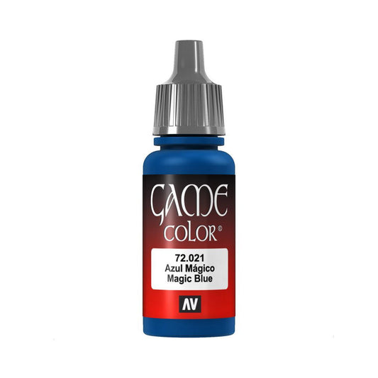 Vallejo Magic Blue Game Color Acrylic Miniatures Paint 17ml VAL72021