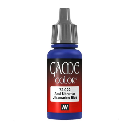 Image of Vallejo Ultramarine Blue Game Color Acrylic Miniatures Paint 17ml VAL72022