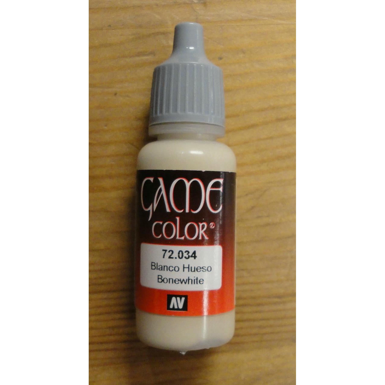 Image of Vallejo Bone White Game Color Acrylic Miniatures Paint 17ml VAL72034