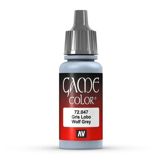Image of Vallejo Wolf Grey Game Color Acrylic Miniatures Paint 17ml VAL72047