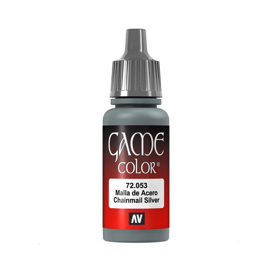Vallejo Chainmail Silver Metallic Game Color Acrylic Miniatures Paint 17ml