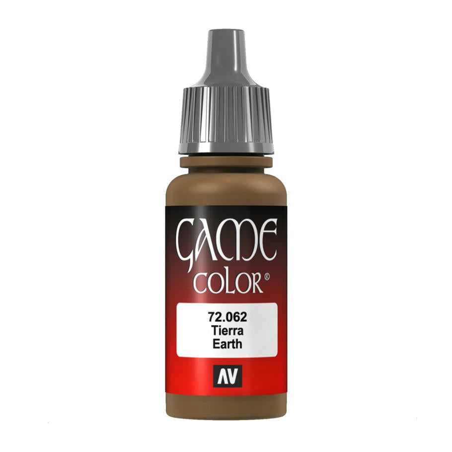 Image of Vallejo Earth Game Color Acrylic Miniatures Paint 17ml VAL72062