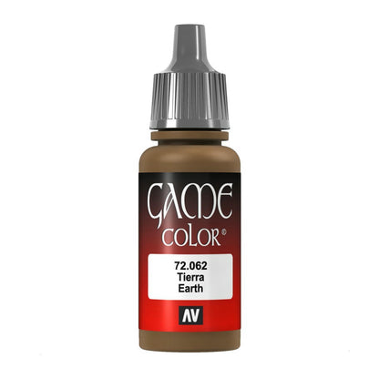 Image of Vallejo Earth Game Color Acrylic Miniatures Paint 17ml VAL72062