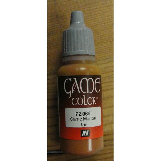 Image of Vallejo Tan Game Color Acrylic Miniatures Paint 17ml VAL72066