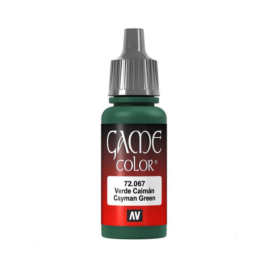 Vallejo Cayman Green Game Color Acrylic Miniatures Paint 17ml VAL72067