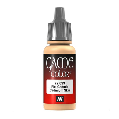 Image of Vallejo Cadmium Skin Game Color Acrylic Miniatures Paint 17ml VAL72099