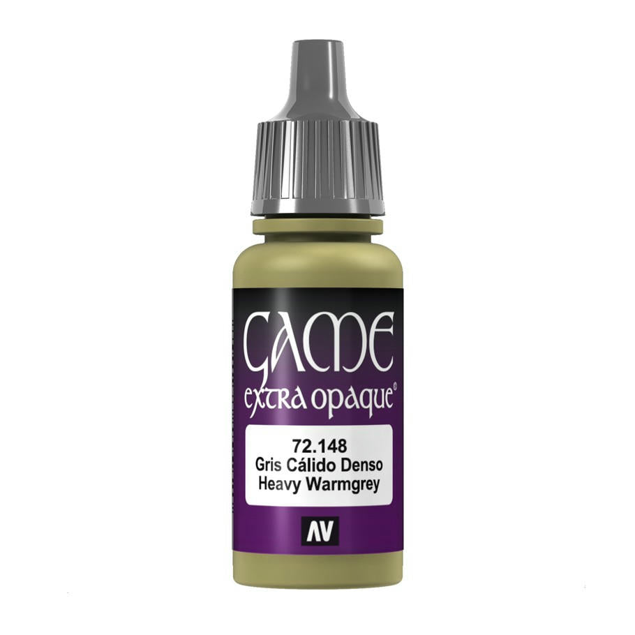 Image of Vallejo Heavy Warmgrey Extra Opaque Game Color Miniatures Paint 17ml VAL72148